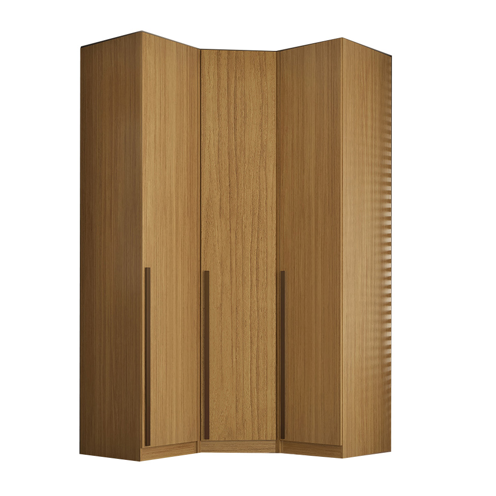 Guarda-Roupa Modulado Altezza 3 Portas 3 Gavetas Freijó 131 cm
