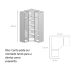 Guarda-Roupa Modulado Altezza 3 Portas 3 Gavetas Freijó e Titânio 131 cm