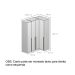 Guarda-Roupa Modulado Altezza 4 Portas 3 Gavetas Branco