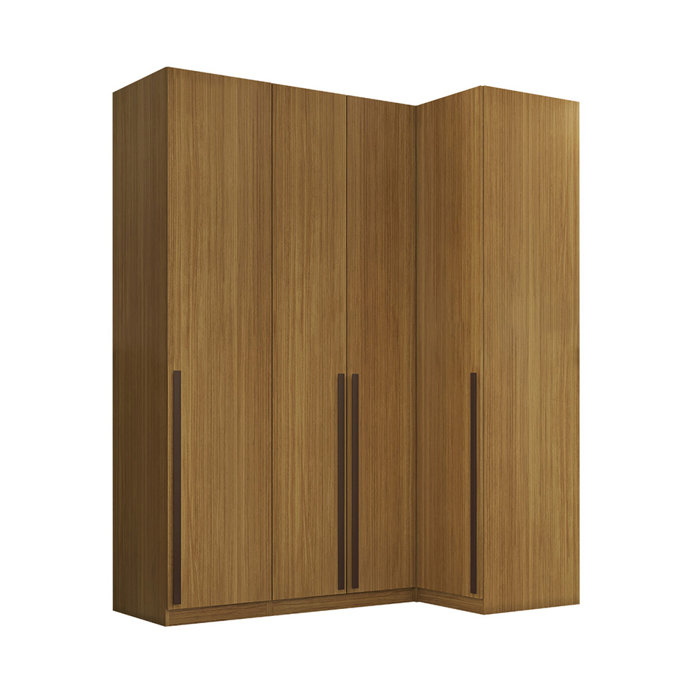 Guarda-Roupa Modulado Altezza 4 Portas 3 Gavetas Freijó