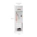 Guarda-Roupa Modulado Altezza Clean 2 Portas 3 Gavetas Branco 70 cm