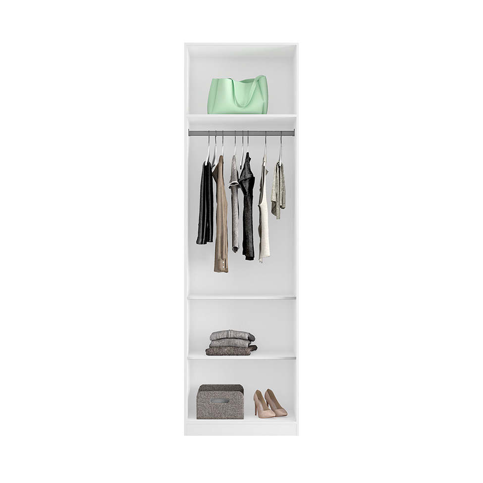 Guarda-Roupa Modulado Altezza Trend 2 Portas Branco 70 cm