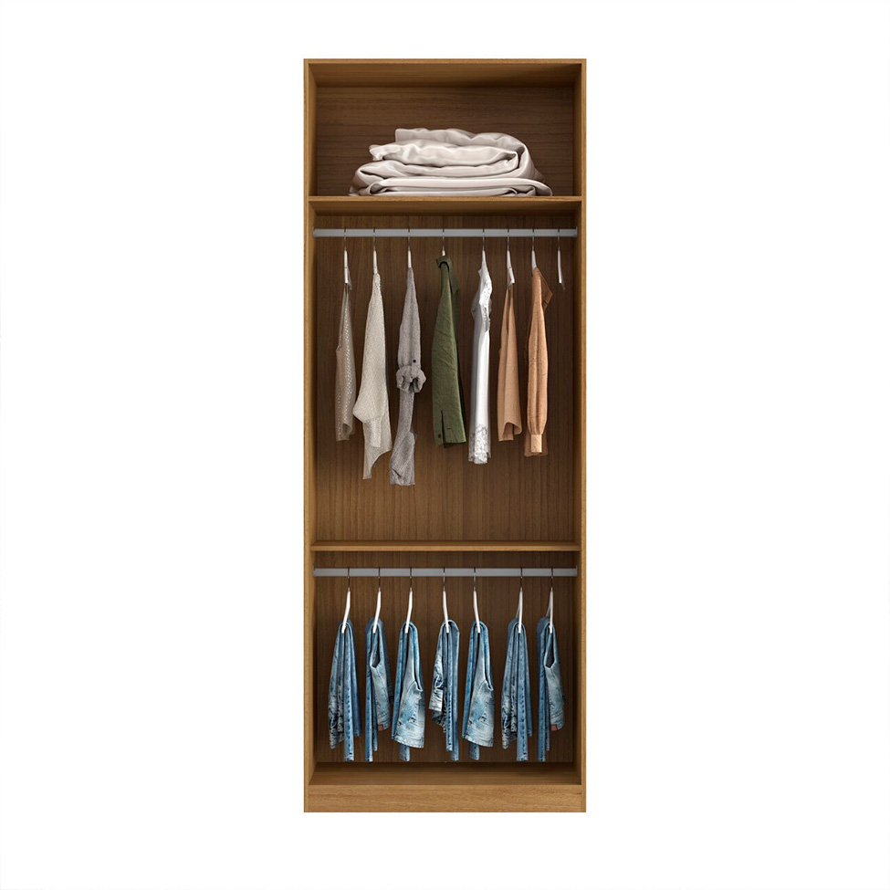 Guarda-Roupa Modulado Altezza Trend 2 Portas Freijó 70 cm