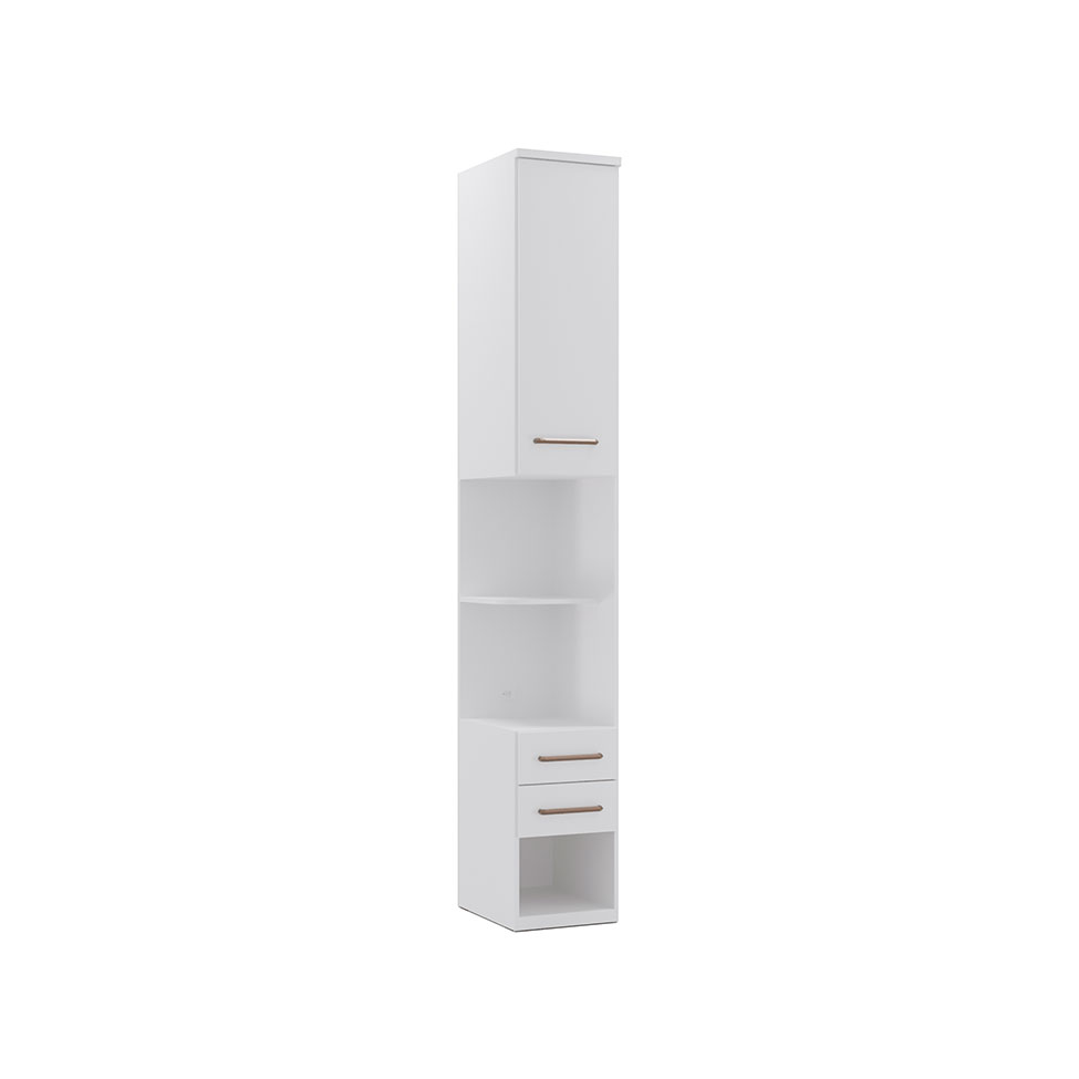 Guarda-Roupa Modulado Elite 1 Porta 2 Gavetas Branco