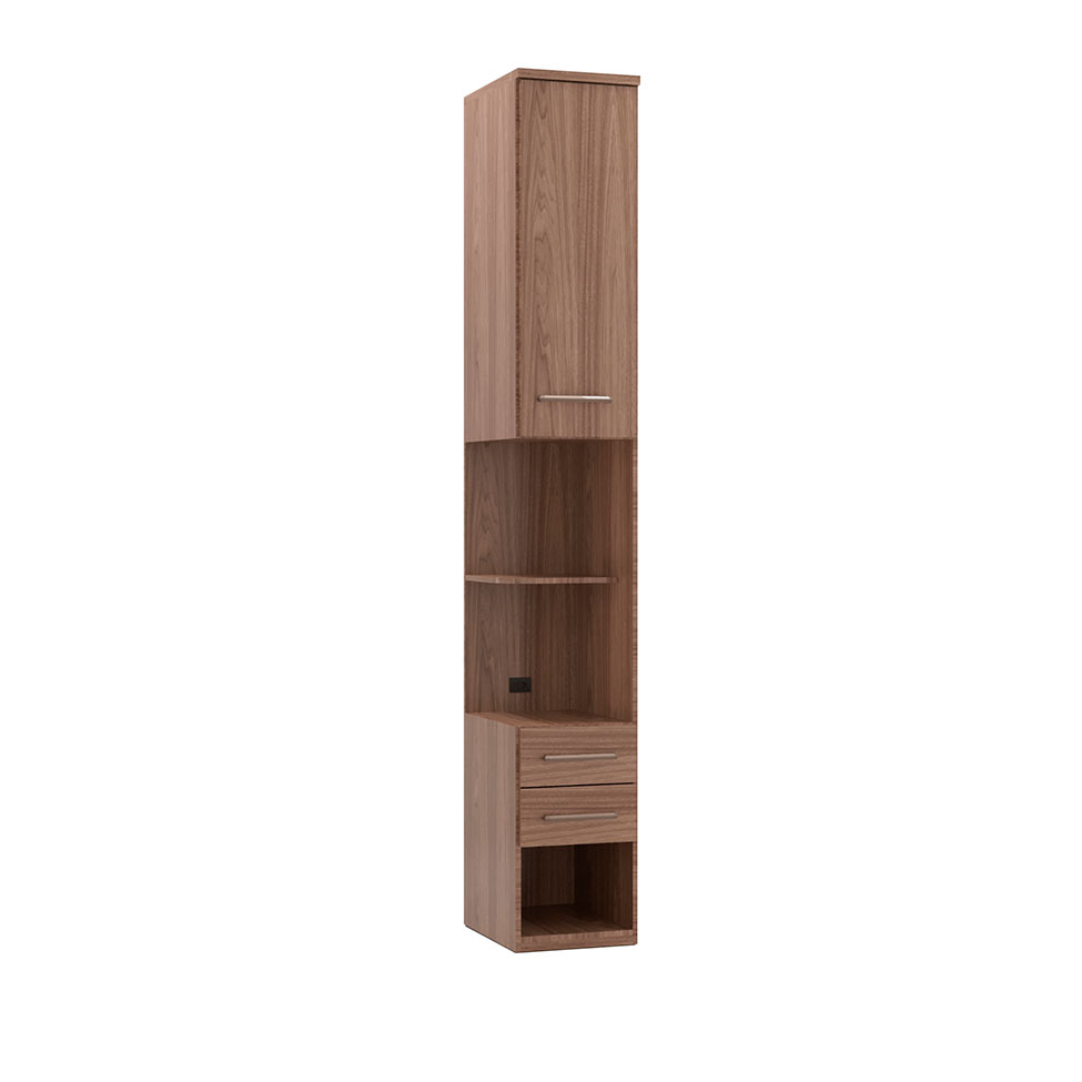 Guarda-Roupa Modulado Elite 1 Porta 2 Gavetas Capuccino