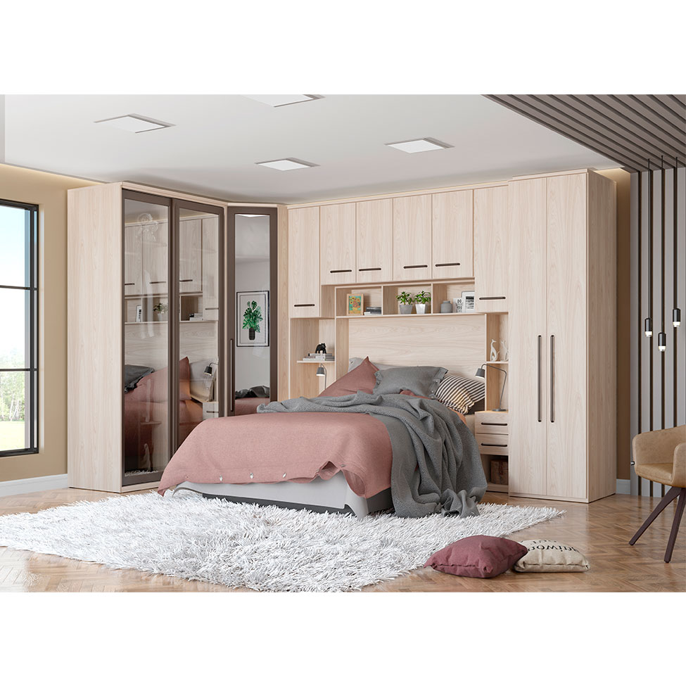 Guarda-Roupa Modulado Elite 1 Porta 2 Gavetas Vanilla