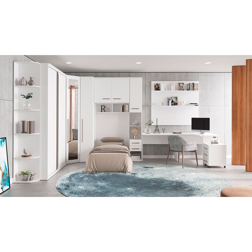 Guarda-Roupa Modulado Elite 1 Porta Branco