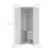 Guarda-Roupa Modulado Elite 2 PT 3 GV Branco