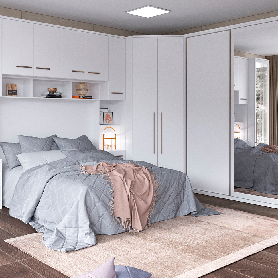 Guarda-Roupa Modulado Elite 2 PT 3 GV Branco