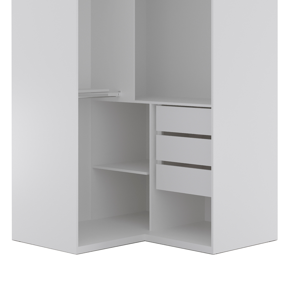 Guarda-Roupa Modulado Elite 2 PT 3 GV Branco