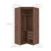 Guarda-Roupa Modulado Elite 2 PT 3 GV Capuccino