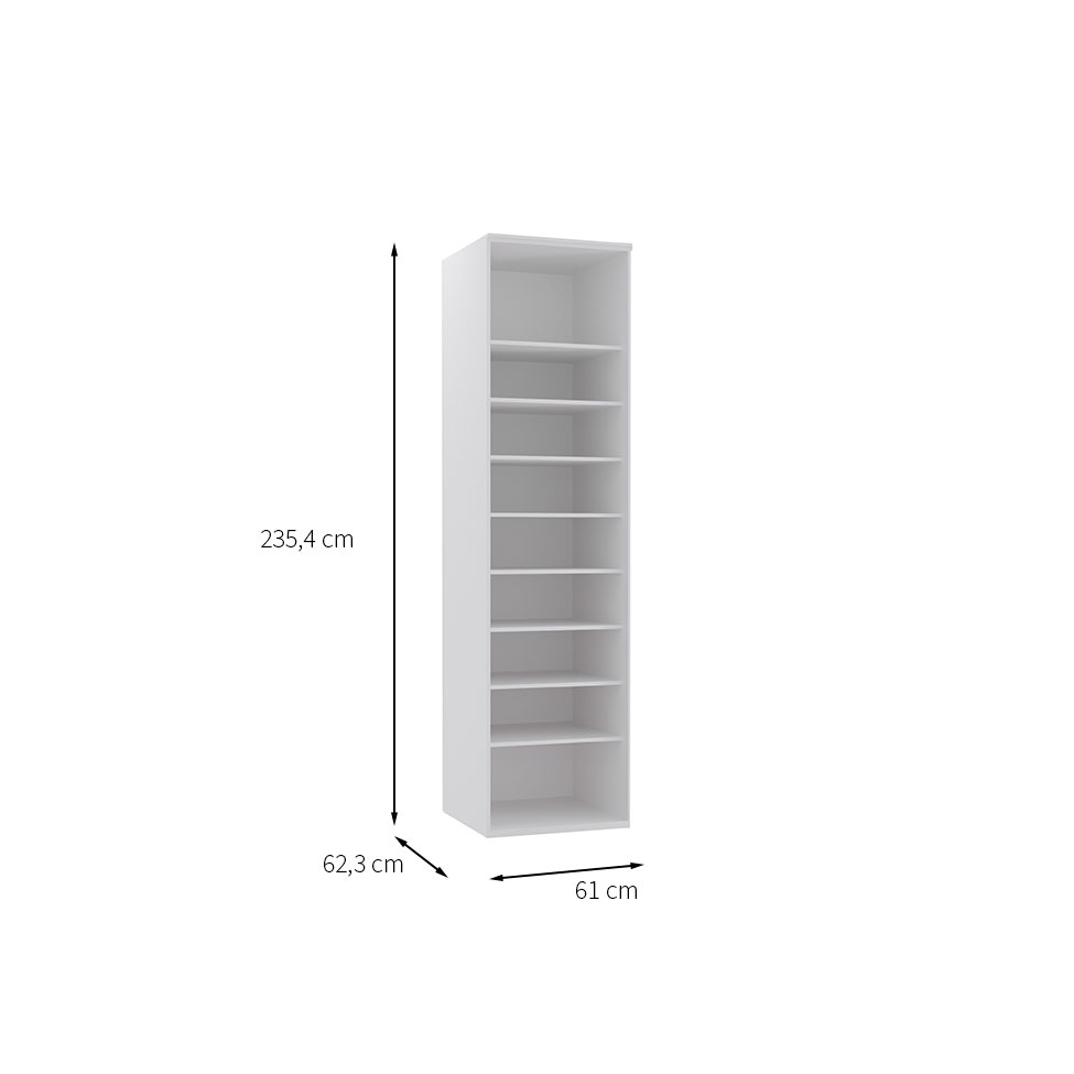 Guarda-Roupa Modulado Elite 2 Portas Branco