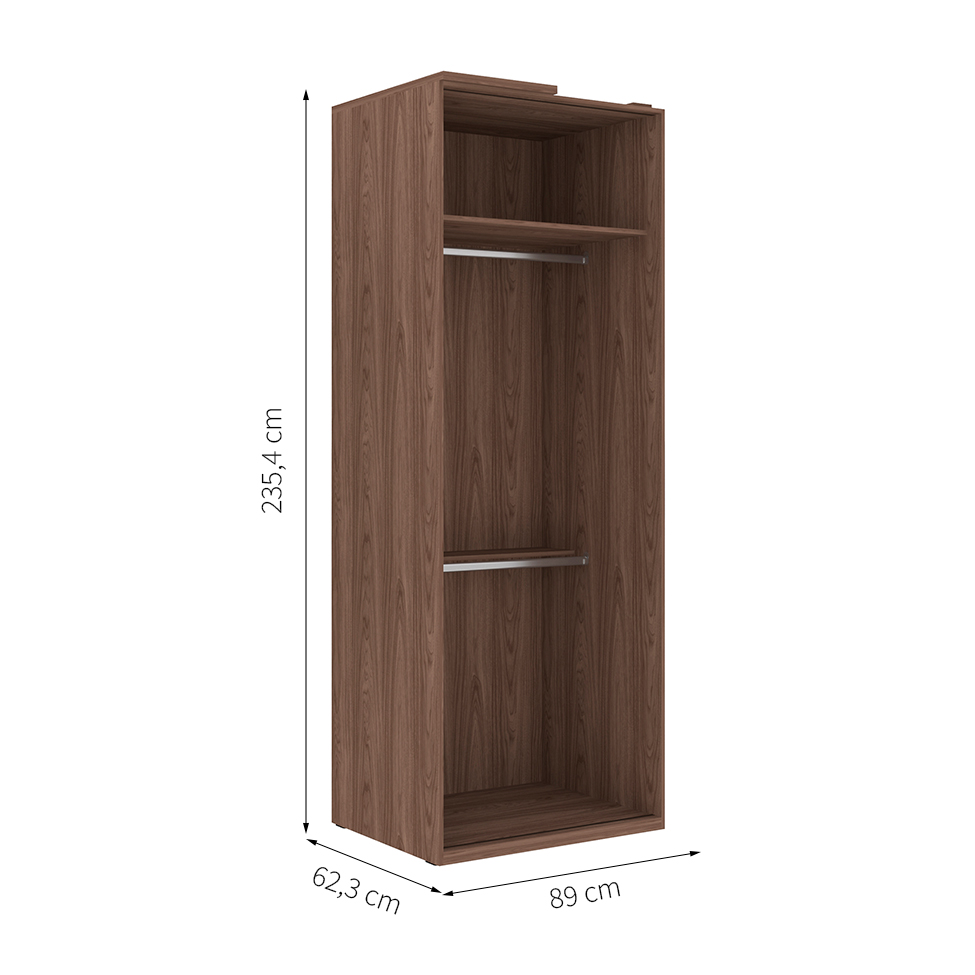 Guarda-Roupa Modulado Elite I 1 Porta Capuccino