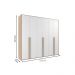 Guarda-Roupa Modulado Raven 6 Portas 6 Gavetas Branco e Nature