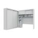 Guarda-Roupa Modulado Sparta New 4 Portas 7 Gavetas Branco