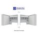 Guarda-Roupa Modulado Sparta New 4 Portas 7 Gavetas Branco