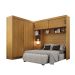 Guarda-Roupa Modulado Sparta New 4 Portas 7 Gavetas Cinamomo