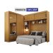 Guarda-Roupa Modulado Sparta New 4 Portas 7 Gavetas Cinamomo