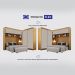 Guarda-Roupa Modulado Sparta New Flex 4 Portas 7 Gavetas Cinamomo e Off White