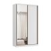 Guarda-Roupa Modulado com Espelho Altezza 2 Portas 3 Gavetas Branco