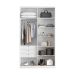 Guarda-Roupa Modulado com Espelho Altezza 2 Portas 3 Gavetas Branco