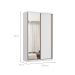 Guarda-Roupa Modulado com Espelho Altezza 2 Portas 3 Gavetas Branco