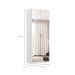 Guarda-Roupa Modulado com Espelho Altezza 2 Portas 3 Gavetas Branco 90 cm