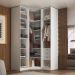 Guarda-Roupa Modulado com Espelho Altezza 3 Portas 3 Gavetas Branco