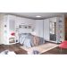 Guarda-Roupa Modulado com Espelho Elite I 1 Porta 3 Gavetas Branco