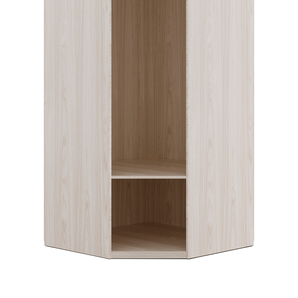 Guarda-Roupa Modulado com Espelho Elite I 1 Porta Vanilla