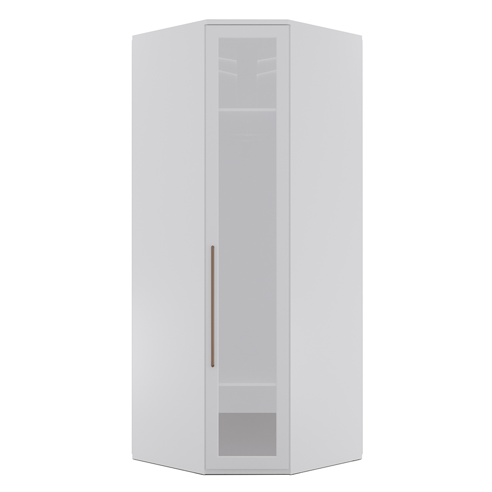 Guarda-Roupa Modulado com Espelho Reflecta Elite II 1 Porta Branco