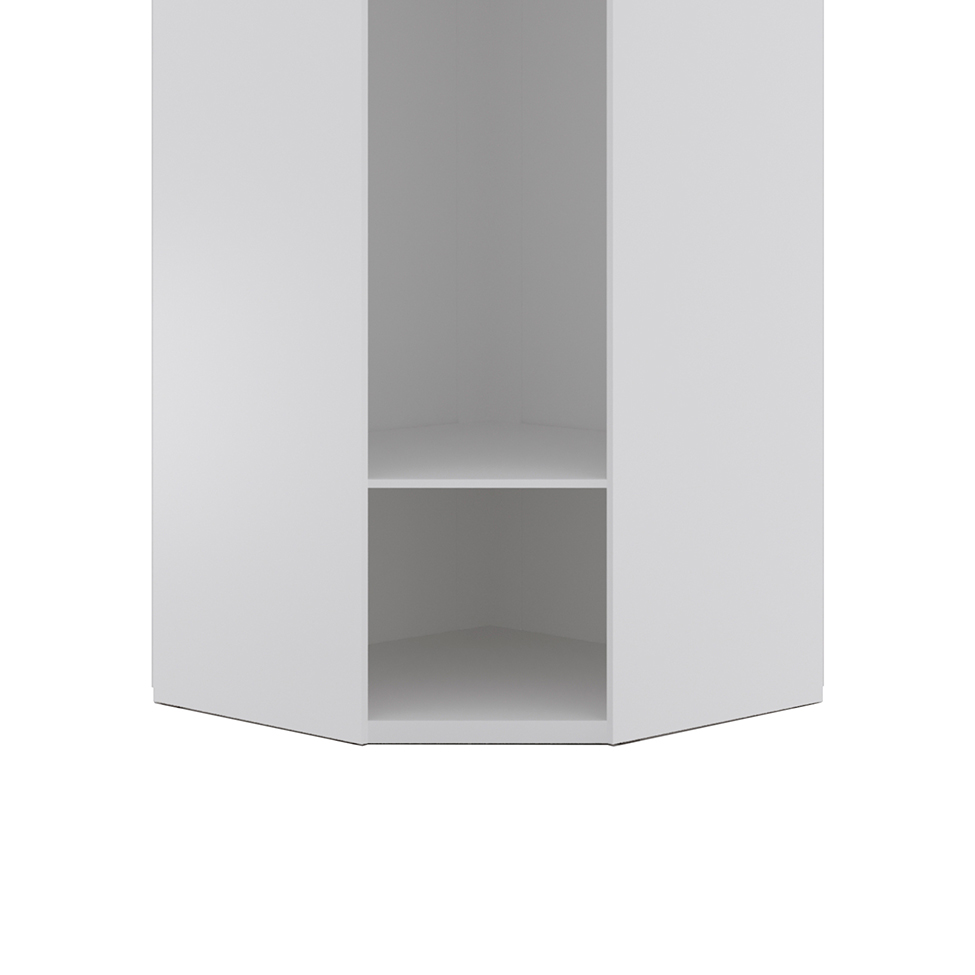 Guarda-Roupa Modulado com Espelho Reflecta Elite II 1 Porta Branco