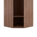 Guarda-Roupa Modulado com Espelho Reflecta Elite II 1 Porta Capuccino