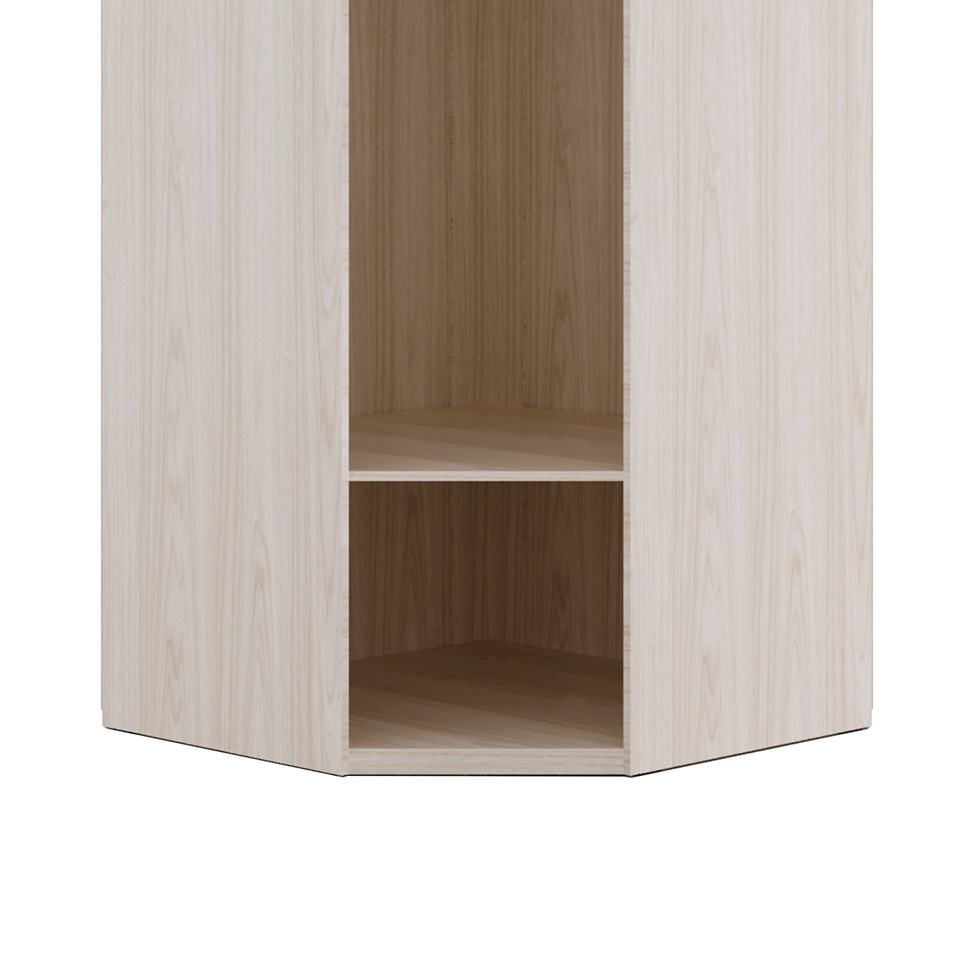 Guarda-Roupa Modulado com Espelho Reflecta Elite II 1 Porta Vanilla