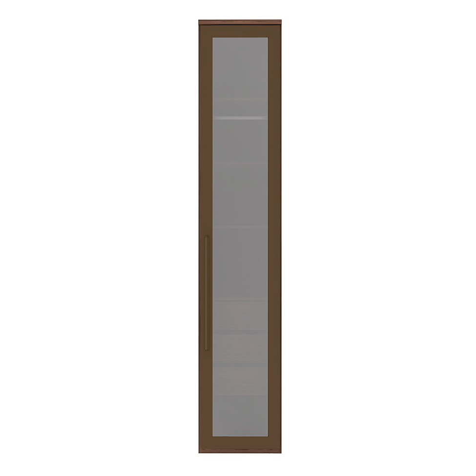 Guarda-Roupa Modulado com Espelho Reflecta Elite III 1 Porta 3 Gavetas Capuccino