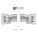 Guarda-Roupa Modulado com Espelho Sparta New 4 Portas 7 Gavetas Branco
