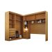 Guarda-Roupa Modulado com Espelho Sparta New 4 Portas 7 Gavetas Cinamomo