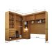 Guarda-Roupa Modulado com Espelho Sparta New 4 Portas 7 Gavetas Cinamomo