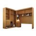 Guarda-Roupa Modulado com Espelho Sparta New Flex 4 Portas 7 Gavetas Cinamomo e Off White