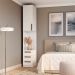 Guarda-Roupa Modulado com Nicho Altezza Trend 1 Porta 3 Gavetas Branco
