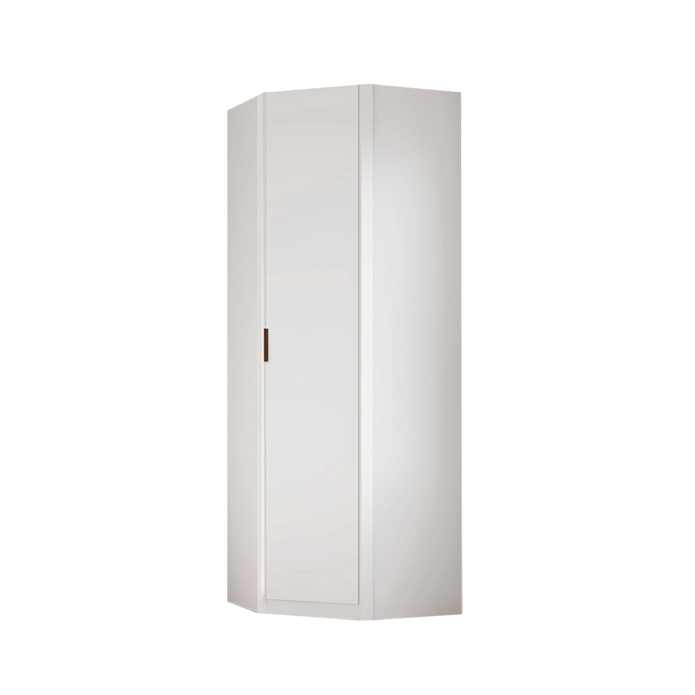 Guarda-Roupa Modulado de Canto Altezza Clean 1 Porta Branco 86 cm