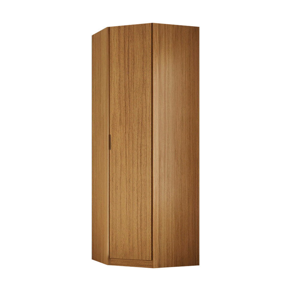 Guarda-Roupa Modulado de Canto Altezza Clean 1 Porta Freijó