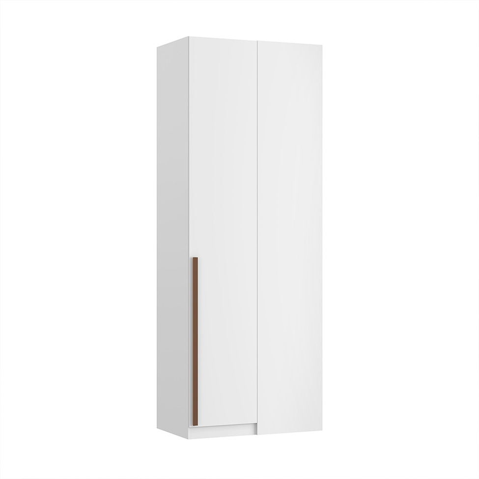 Guarda-Roupa Modulado de Canto Altezza Trend 1 Porta Branco 101 cm