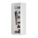 Guarda-Roupa Modulado de Canto com Espelho Altezza 1 Porta Branco
