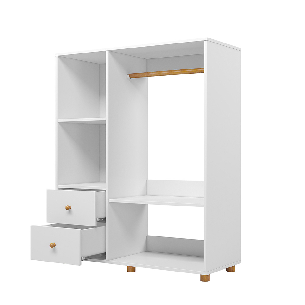 Guarda-Roupa Montessoriano Ciranda 2 Gavetas Branco