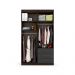 Guarda-Roupa Solteiro Advantage 4 Portas 3 Gavetas Capuccino Wood
