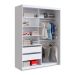 Guarda-Roupa Solteiro Alya 2 Portas 2 Gavetas Branco