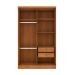 Guarda-Roupa Solteiro Amsterdam II 4 Portas 2 Gavetas Cinamomo