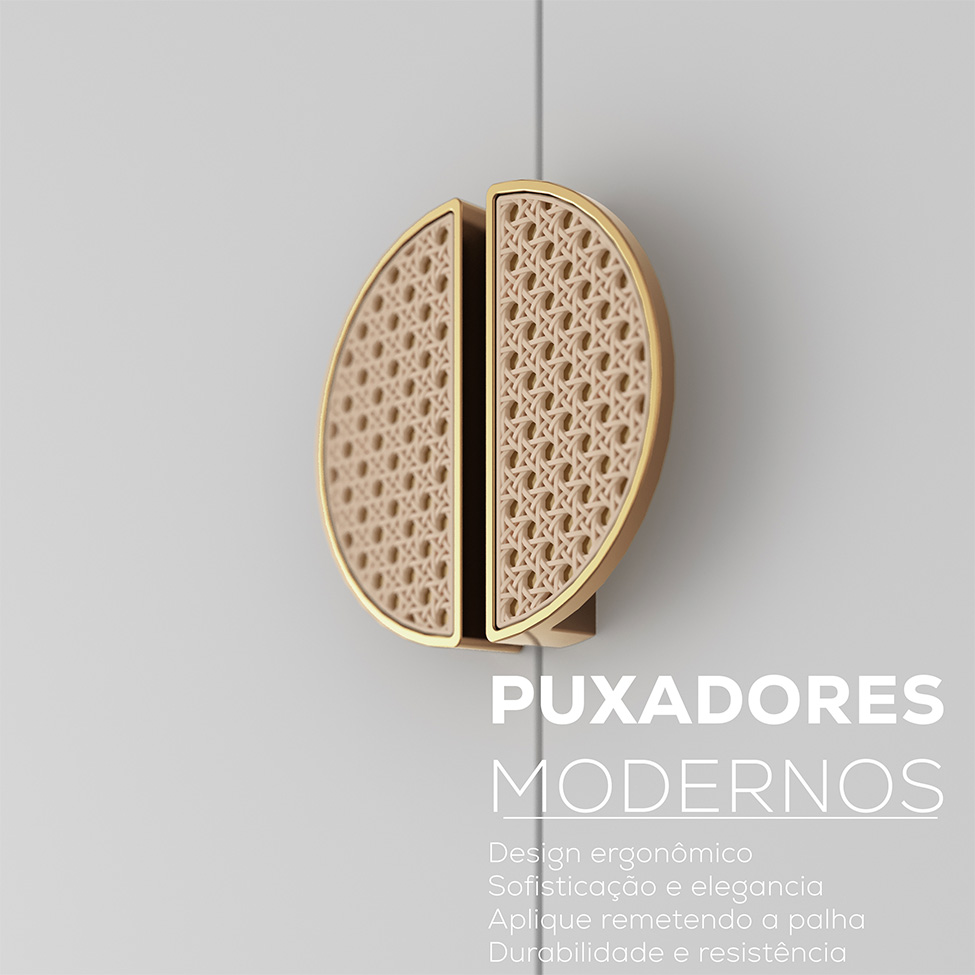 Guarda-Roupa Solteiro Asti 100% MDF 4 Portas 2 Gavetas Urbi