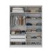 Guarda-Roupa Solteiro Brescia 4 Portas 2 Gavetas Branco